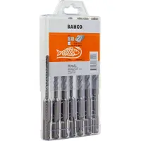 Bahco SDS+ borensets| 4-snijkanten | voor gewapend beton | 7-delig | 4651-SET-7