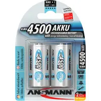 Ansmann NiMH-accu MaxE Baby C, 4500 mAH, 2 stuks