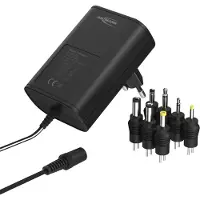 Ansmann universele adapter regelbaar 3V tot 12V (12V, 1.5A, 18W)