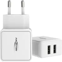 Ansmann HomeCharger HC212 USB-oplader 12 W 2x USB-A Wit Binnen