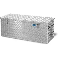 Alutec R 312, Opbergkist, Aluminium, Rechthoekig, Aluminium, Gestructureerd, Aluminium