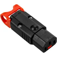 ACT IEC Lock C13 stroomstekker | recht | zwart