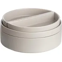 Gusta serveerset 4-delig 18,8x8,2cm taupe