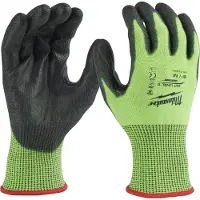 Milwaukee HI-VIS WERKHANDSCHOENEN SNIJKLASSE 5/E - 8/M - 1 PAAR