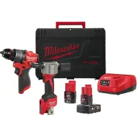 Milwaukee M12 FPP2D2-422X M12 Powerpack accu combiset 12V 2.0Ah/4.0Ah in HD Box - 4933480593