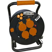 Relectric PRO kabelhaspel 25 mtr IP 44 3x2,5mm - RELEC493104 RELEC493104