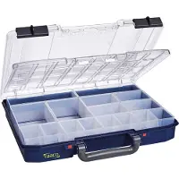 Raaco CarryLite 55 - Assortimentskoffer - 16 vakken - Blauw
