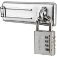 Master Lock grendel inclusief combinatieslot 110 mm lang
