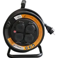 Relectric kabelhaspel 25 mtr 3x1,5mm NEOPREEN - RELEC493760