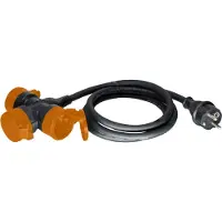 Relectric PRO verlengsnoer 5 mtr 3-voudig 3x1,5mm - RELEC493135