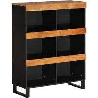 vidaXL Bijzetkast 85x33x107 cm massief acaciahout