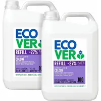 Ecover Wasmiddel Voordeelpak Gekleurd 10L 200 Wasbeurten Appelbloesem & Freesia Ecologisch