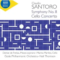 OUTHERE Denise De Freitas, Marina Martins, Goias Philharmonic Orchestra - Santoro: Symphony No. 8 - Cello Concerto (CD)