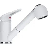 Franke - Keukenkraan FC 9547.094, met uittrekbare sproeikop, ijswit 115.0470.669