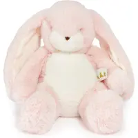 Bunnies By The Bay Nibble konijn - Knuffeldier - Geborduurde details - 30 cm - Roze