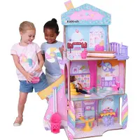 Kidkraft Snoepkasteel Poppenhuis - Speelhuis - Speelkasteel voor Kinderen - Speelgoed - Poppen Speelgoed - Speelset - Snoephuis