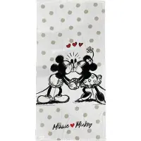 Minnie mouse Disney - Strandlaken - 140 x 70 cm. - Minnie en Mickey - Badhanddoek - sneldrogend