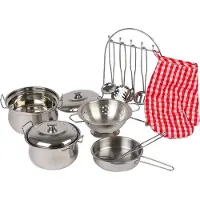 Small Foot - Metalen Kinder Kookgerei Set, 13dlg.