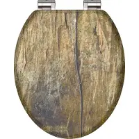 Schutte MDF WC-bril SOLID WOOD met soft-close 80124