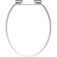 Schutte Toiletzitting spirit white met soft close mdf mat wit