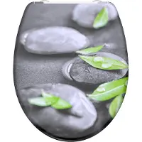 Schutte Duroplast WC-bril STONE met soft-close en quick-release 82374