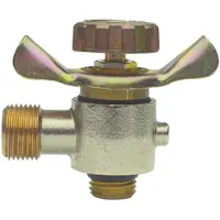 Sievert Afsluitkraan - Gasfles - Haaks messing M14-pas 1,5 - 3/8 Links