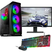 Screenon Gaming PC Set Colour Maniac Compleet met 27 Inch Monitor – AMD Ryzen 3 – 8GB RAM – 512GB SSD – Windows 11 Pro – Inclusief Gaming Toetsenbord en Muis – Instap Game Computer – Ready to Play