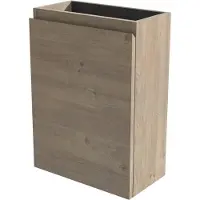 Linie Lado zwevende toiletmeubelkast 40 x 21 cm natuur eik
