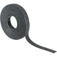 Hellermanntyton TEXTIE-5M-PA/PP-BK-I Klittenband kabelbinder Om te bundelen Haak- en lusdeel (l x b) 5000 mm x 12.5 mm Zwart 5 m