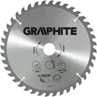 Graphite Graphitkreissäge 185x30x3,2 mm 36z. - 57H664
