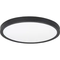 Highlight Ronde Plafonniere Piatto Zwart Ø 30 5cm