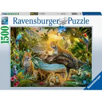 Ravensburger 17435 - Puzzel 1500 stuk(s) - Luipaarden in de jungle - Multicolour