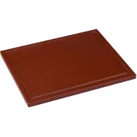 Interlux Snijplaat met sapgoot - 325x265x15mm - Bruin