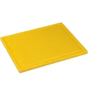 Interlux Snijplaat met sapgoot - 530x325x15mm - Geel
