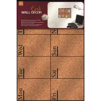 Home Decor Kurk Prikbord Sticker - 47 x 70 cm