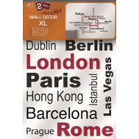 Home Decor Cities Sticker - 47 x 70 cm