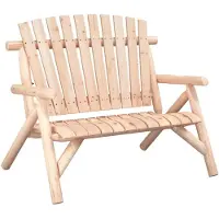 vidaXL Tuinbank 2-zits 119x85x98 cm massief vurenhout
