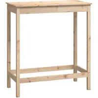 vidaXL Barkruk, 100x50x110 cm, massief grenenhout