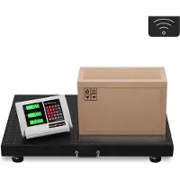 Steinberg Systems Vloerweegschaal - 1000 kg / 0,2 kg - 60 x 80 cm - LCD draadloos