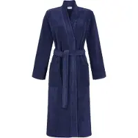 Ringella Luxe badstof badjas blauw uniseks - Blauw - Maat - M