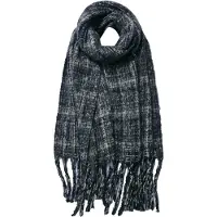 Juleeze Wintersjaal Dames 40x185 cm Grijs Acryl