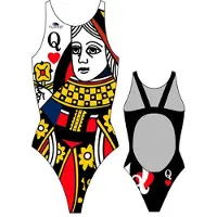 Turbo Queen Of Hearts Swimsuit Veelkleurig M Vrouw