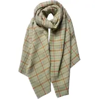 Juleeze Wintersjaal Dames 70x190 cm Beige Blauw Acryl