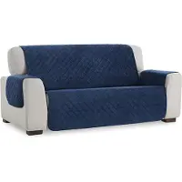 Belmarti Velvet bankbeschermer - 130 cm - Blauw