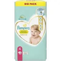 Pampers Maat 4 Luiers (9-14 kg), Premium Protection, 58 Stuks
