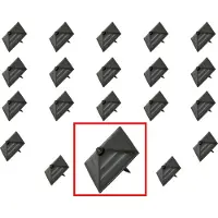AMIG – Stalen Stoffeernagels Siernagels Meubelnagels Sierspijkers – 40 x 40 x 35mm - Pyramidevorm – Zwart – Rustiek Ornament – 20 stuks