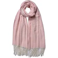Juleeze Wintersjaal Dames 68x180 cm Roze Polyester