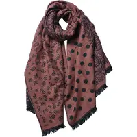 Juleeze Wintersjaal Dames 65x190 cm Roze Acryl