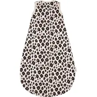 Meyco Baby Leopard baby zomerslaapzak rond - sand melange - 110cm - 0.5 TOG