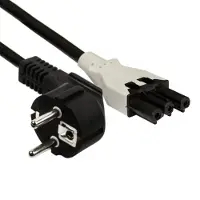 Plenty 1765-20 Prolink - Schuko CEE 7/7 kabel | Zwart | 2 meter